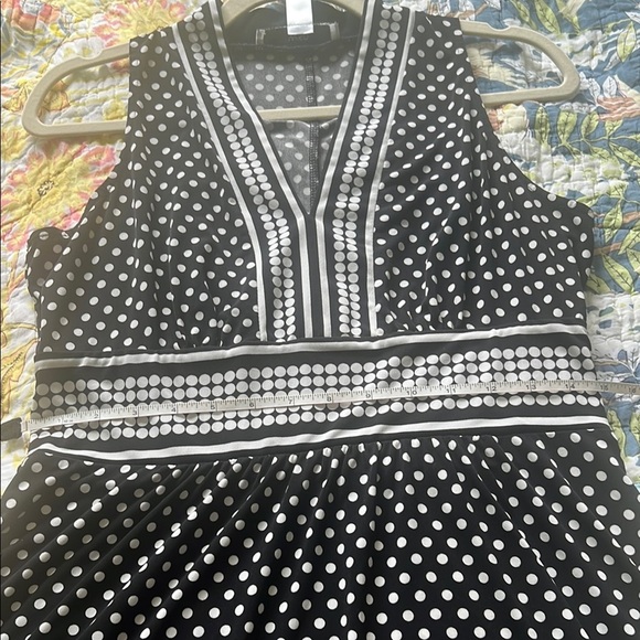 EUC Black and White Petite Dress - Picture 4 of 5